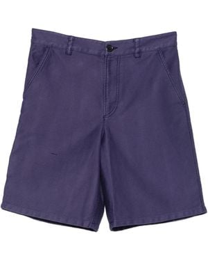 A.P.C. Bermuda Moleskine - Purple