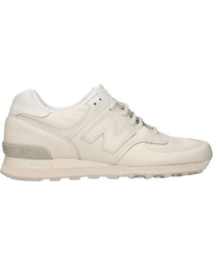 New Balance Sneakers 576 Leather/Dirty - White