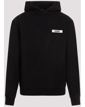 Jacquemus "Le Hoodie Gros Grain" Hoodie - Schwarz