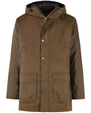 Barbour Bedale Wax Parka - Green