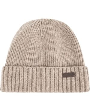 Barbour Carlton Wool Cap - Natural