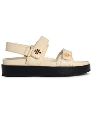 Tory Burch 'Kira Sport' Ivory Lear Sandales - Blanc
