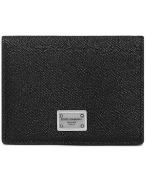 Dolce & Gabbana Kartenetui Mit Logo-Schild - Schwarz