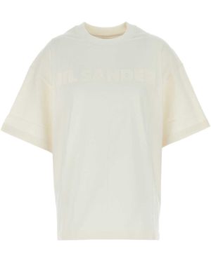 Jil Sander Cotton T-Shirt - White