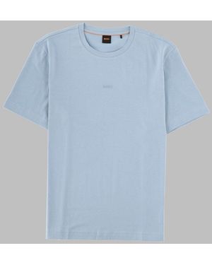 BOSS T Shirt Con Logo - Blue