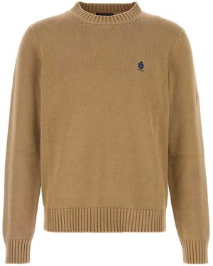 Prada Logo Jumpers - Natural