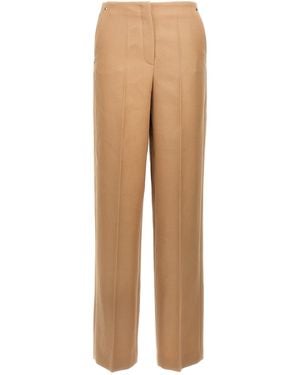 Fendi Grain De Poudre Trousers - Natural