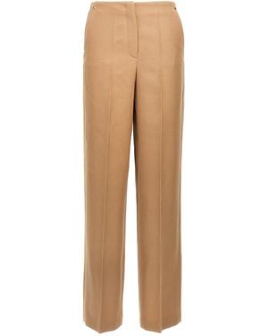 Fendi Grain De Poudre Pants - Natural