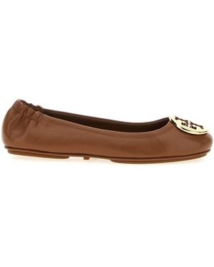 Tory Burch 'Minnie Travel' Ballet Flats - Braun
