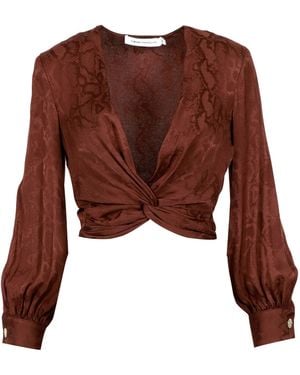 SIMONA CORSELLINI Shirts - Brown