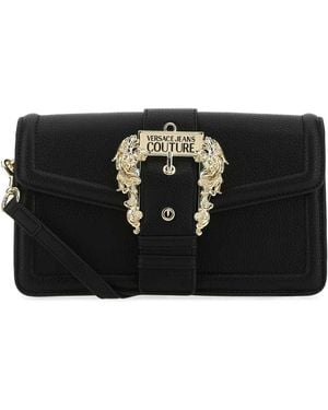 Versace Jeans Couture Synthetic Leather Crossbody Bag - Black