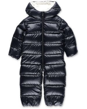 Moncler Boy's Hooded Down Snowsuit - Blue
