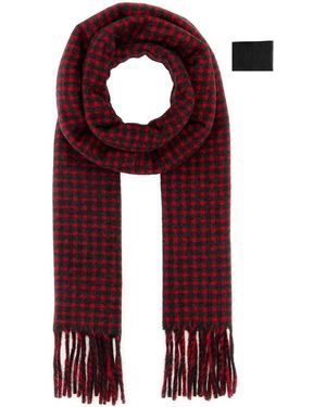Jil Sander Embroidered Wool Scarf