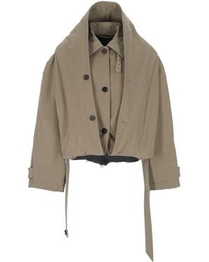 Balenciaga Pull en tricot beige - Neutre