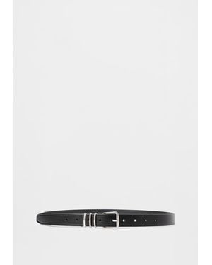 Ann Demeulemeester Nesa 2,5 Cm Belt - White