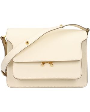 Marni Schoudertassen Dames Lederen Beige/talk - Naturel