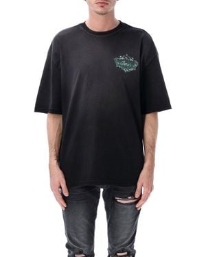 Amiri Chateau Crest Maiolica Tee - Black