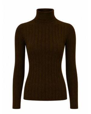 LA ROSE H Neck Coste Cash/Silk - Brown