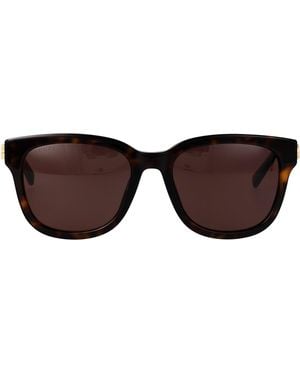 Gucci Havana-Havana- Acetate Sunglasses - Brown