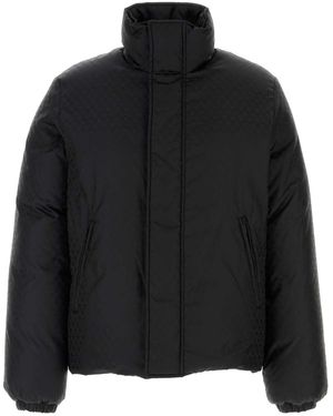 McQueen Nylon Down Jacket - Black