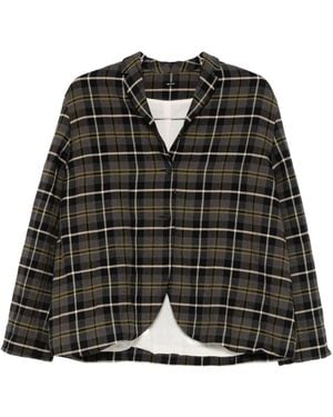 Apuntob Wool And Cotton Jacket - Black