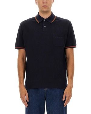 Gucci Embroidered Polo Shirt - Black