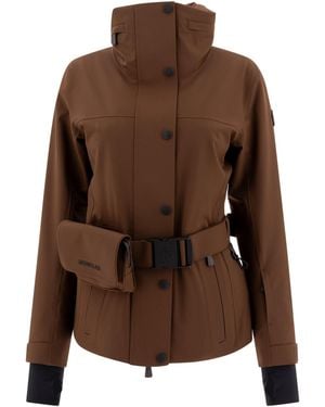 Moncler Coats & Jackets - Brown