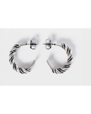 Ann Demeulemeester Pendientes Retorcidos Babs de (Par) - Negro