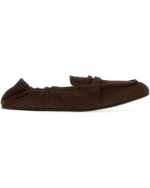 Miu Miu Slip-On Loafers - White