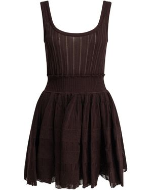 Alaïa "Crinoline" kurzes Kleid - Schwarz