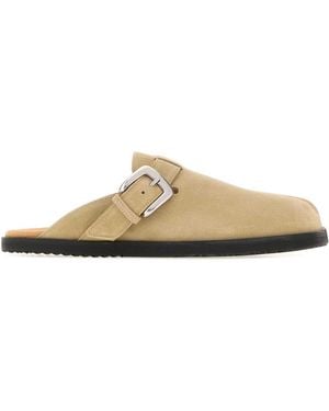 Maison Margiela Suede Tabi Daily Slippers - Multicolor