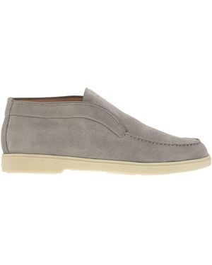 Santoni Desert Boot in Nubuck - Grau