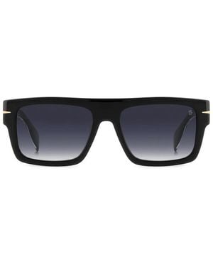 David Beckham Sonnenbrille Db 7161/S 80708 Schwarz/Blau Farbverlauf Herren