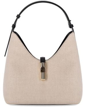 Furla Goccia M Hobo Natural Shoulder Bag