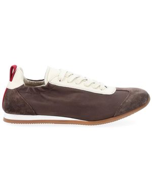 Uma Wang Colour Block Trainers - Brown