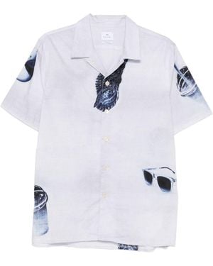 Paul Smith Short Sleeves Casual Fit Shirt - White