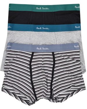 Paul Smith Gemischt gestreifte Boxershorts (3er-Pack) - Blau