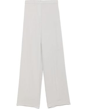 Theory Wide-Leg Pull On Pants - White