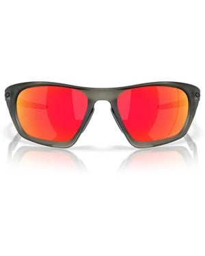 Oakley Sonnenbrille Oo9431 943104 Lateralis Matte Olive Ink/Prizm Ruby Unisex - Rot
