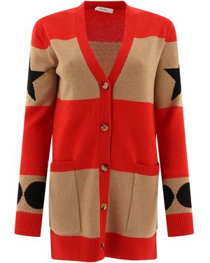 Max Mara "valido" Wool En Cashmere Cardigan - Rood