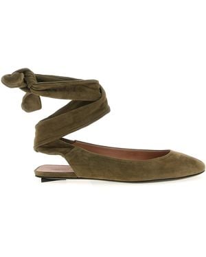 The Attico Der Attico 'Cloe' Ballet Flats - Grün