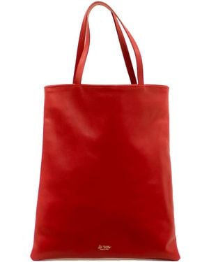 LA ROSE Bolso tote de cuero Rojo