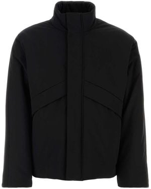 Ferragamo Salvatore Polyester Padded Jacket - Black