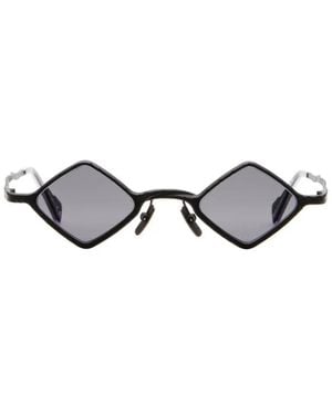 Kuboraum Sonnenbrille Maske Z14 Bmb Matte Black/Blue Flash Unisex - Braun
