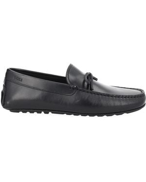 BOSS Moccasin With Bow - Grey