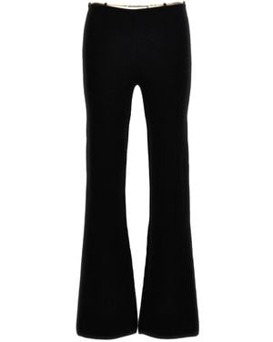 Alexander Wang Strickte Hosen mit Kettendetails - Schwarz