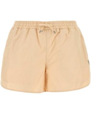 Burberry Skin Nylon Blend Shorts - Natural