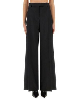 McQueen Trousers With Side Stripes - Black