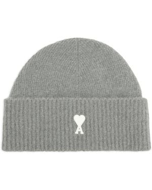 Ami Paris Ami de coeur gorro de lana - Gris