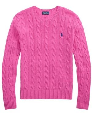 Polo Ralph Lauren Kabelgebreide Trui - Roze
